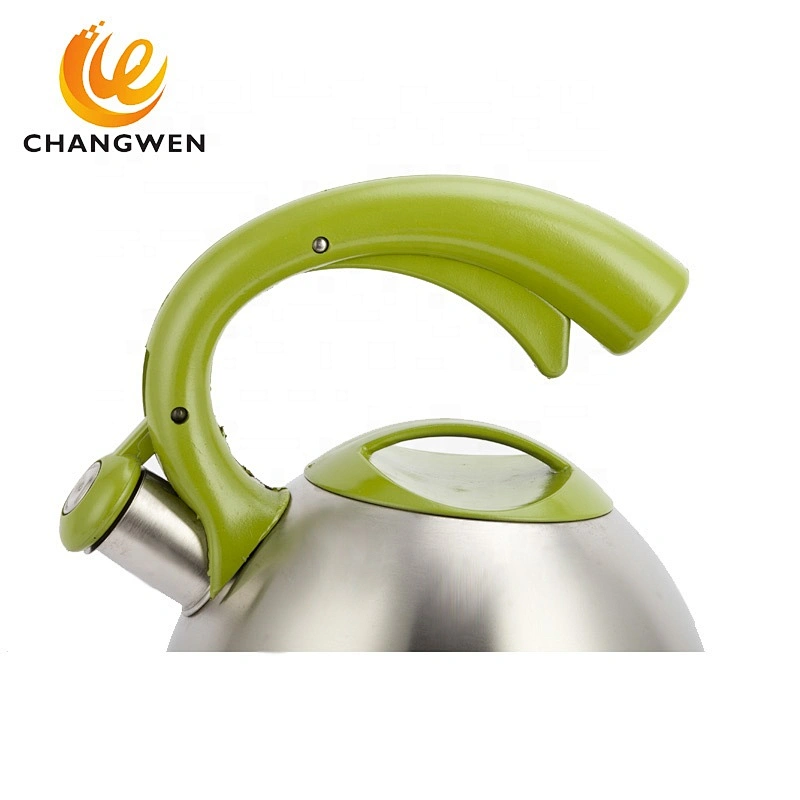 Guangdong green ss 304 stove top induction whistling tea kettle