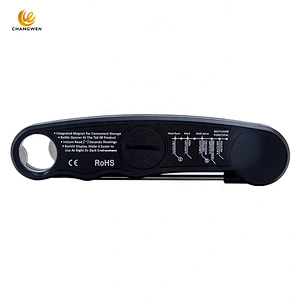 Digital Instant Read Waterproof Meat Thermometer BBQ Oven Candy Cooking Kitchen Thermometer with Foldable Probe