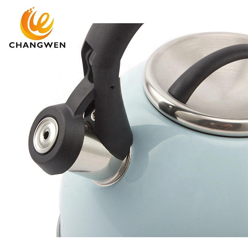 stainless steel water tea travel keep warm whistle kettle for sale
