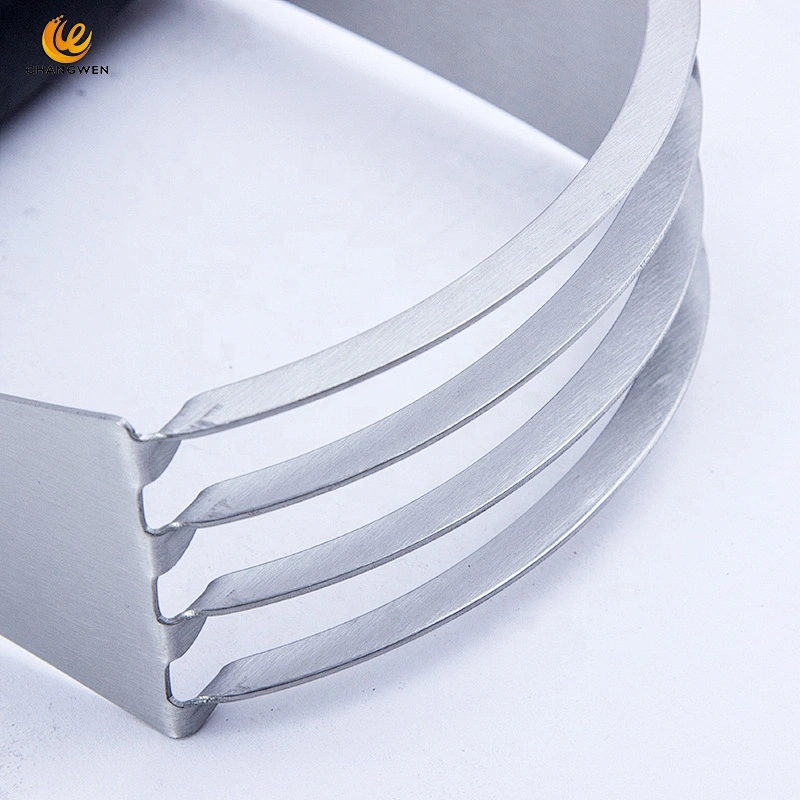 Hot selling baking tool Dough Pastry Blender Stainless Steel 4 Blades Dough Blender with rubber non-slip handle