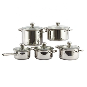 High quality luxury kitchen wares cooking pots cookware set stainless steel cookware sets