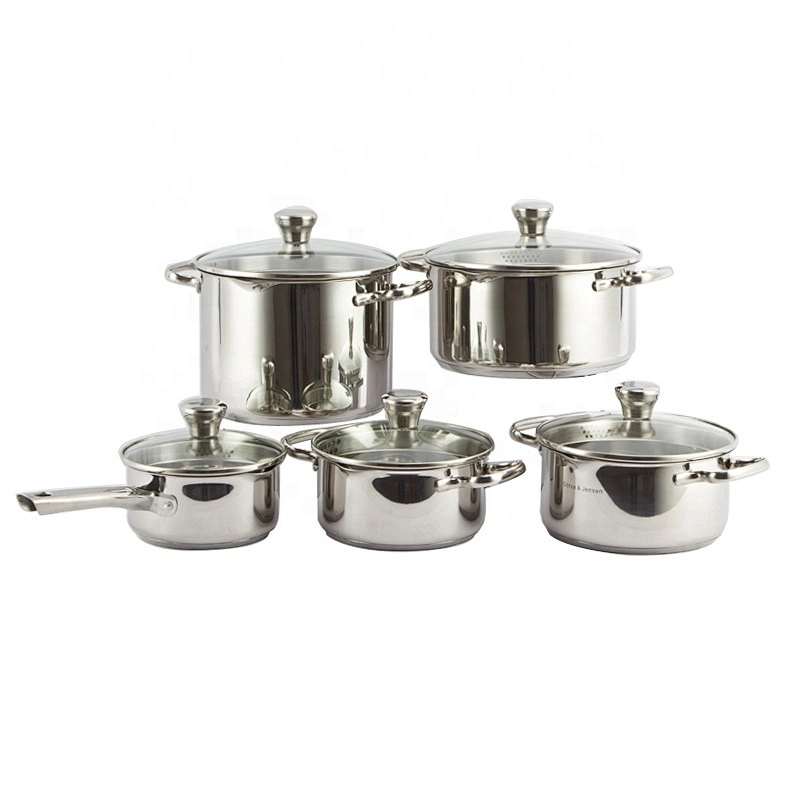 High quality luxury kitchen wares cooking pots cookware set stainless steel cookware sets