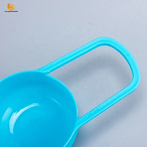 Kitchen 6-piece Plastic Coffee Measuring Cup Adjustable Baking Colorful Measuring Spoon Set