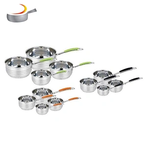 New design 4pcs cookware sets saucepot stainless steel