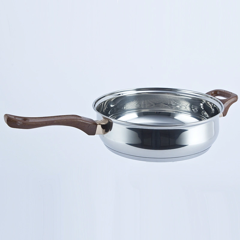 0.5mm cookware stainless steel non stick frying pan set
