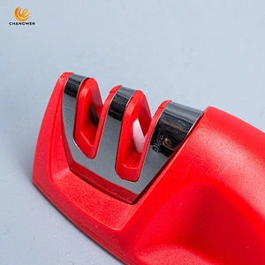 High Quality Portable Mini Colorful Kitchen Gadgets 2 Stage Knife Sharpener Tools