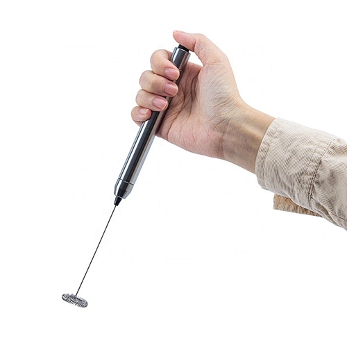 kitchen accessories battery powered stainless steel electric milk frother for coffee
