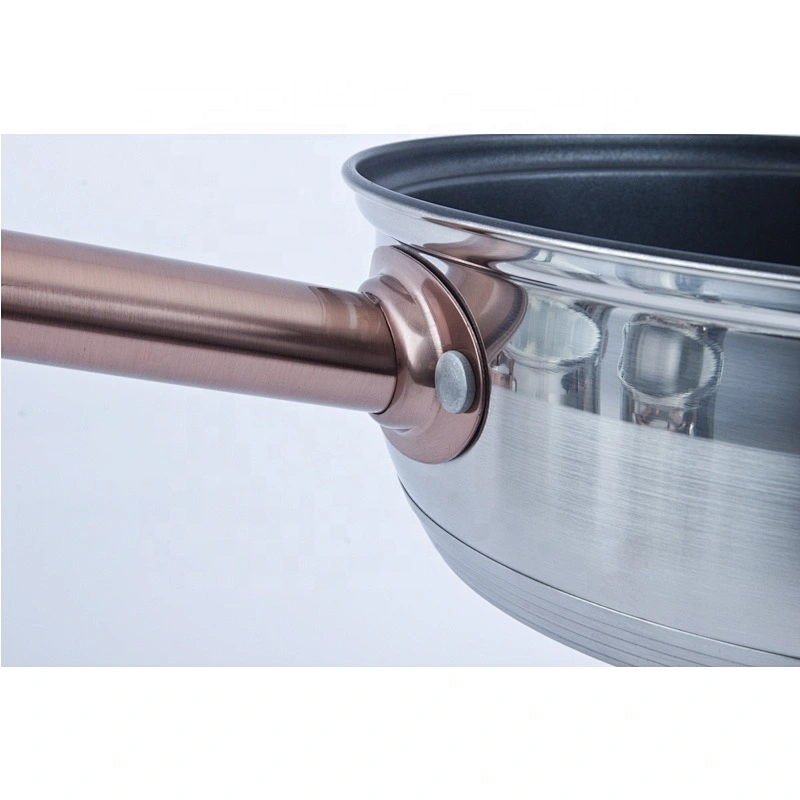 non stick stainless steel palm restaurant cookware fry pan set frying pan