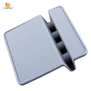 Wholesale Non-Stick Food Grade Silicone Soup Spoon Stand Kitchen Utensil Holder