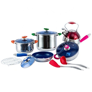 High quality kitchen ware cooking pot set nonstick cookware sets stainless steel cooking pot