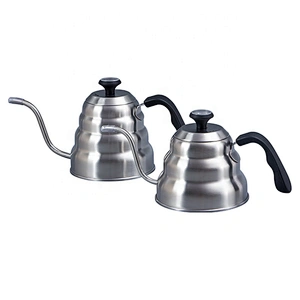 Factory Hot Sale 304 Stainless Steel Gooseneck Pour Over Coffee Pot with thermometer