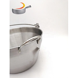 Stainless steel jam pot jam bucket with handle