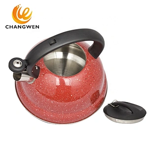 Cookware Whistling Water Kettle Stainless Steel Stovetop Induction Coffee Tea Kettle Pot TeaPot VS Electric kettle Top Quality