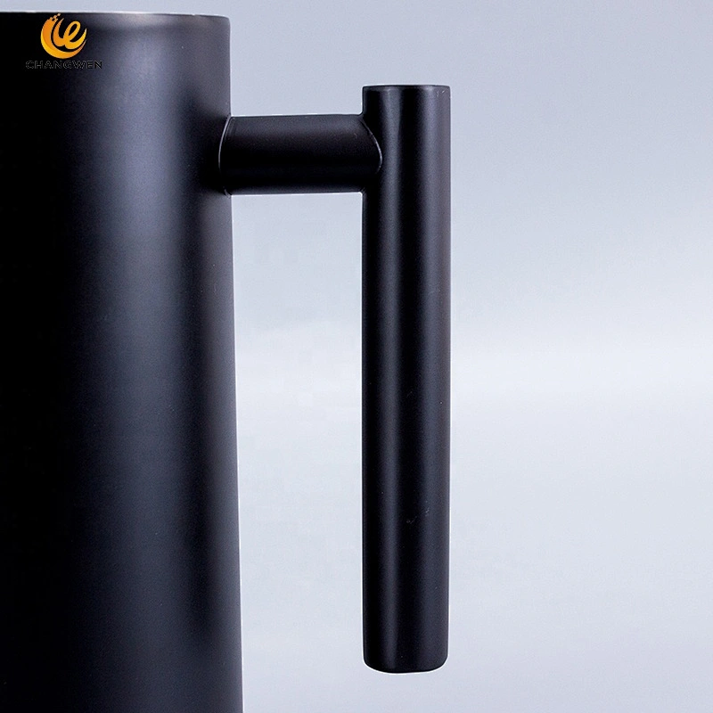 600ml/1000ml Insulated Double Wall Black Coffee Maker Stainless Steel French Coffee Press
