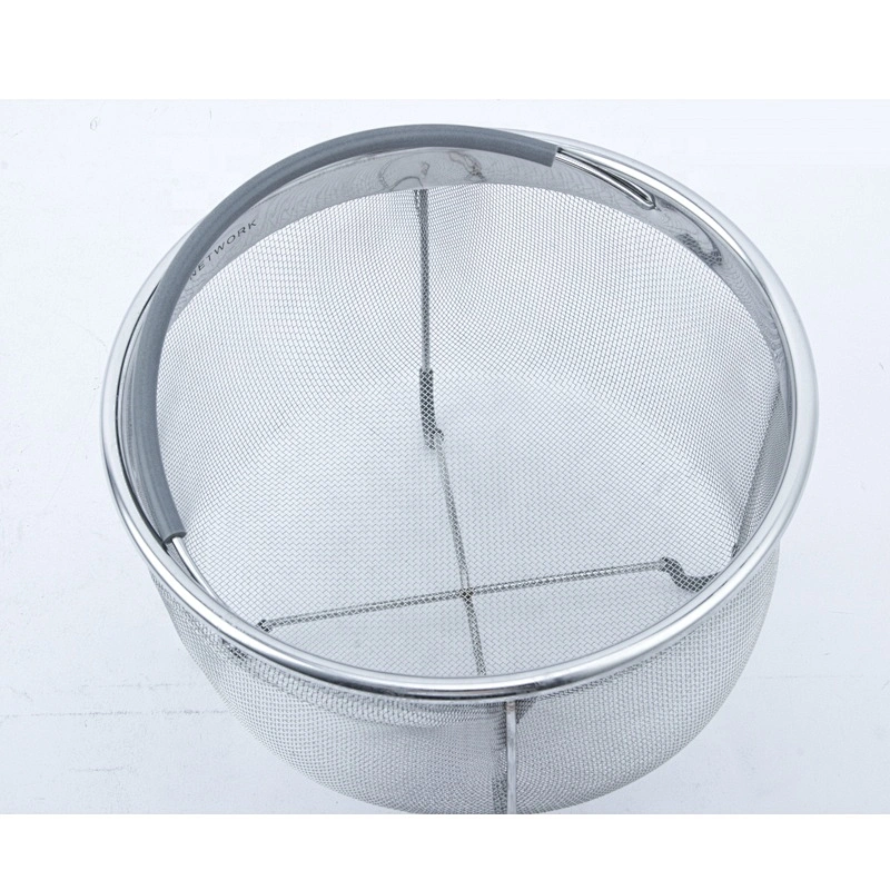 Stainless Steel Wire Mesh Containers Metal Mesh Kitchen Vegetable Storage holder Baskets Laundry Basket