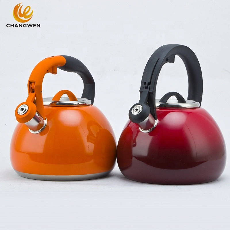 3 liter stainless steel whistle kettle whistle teapot, pot with faster bottom