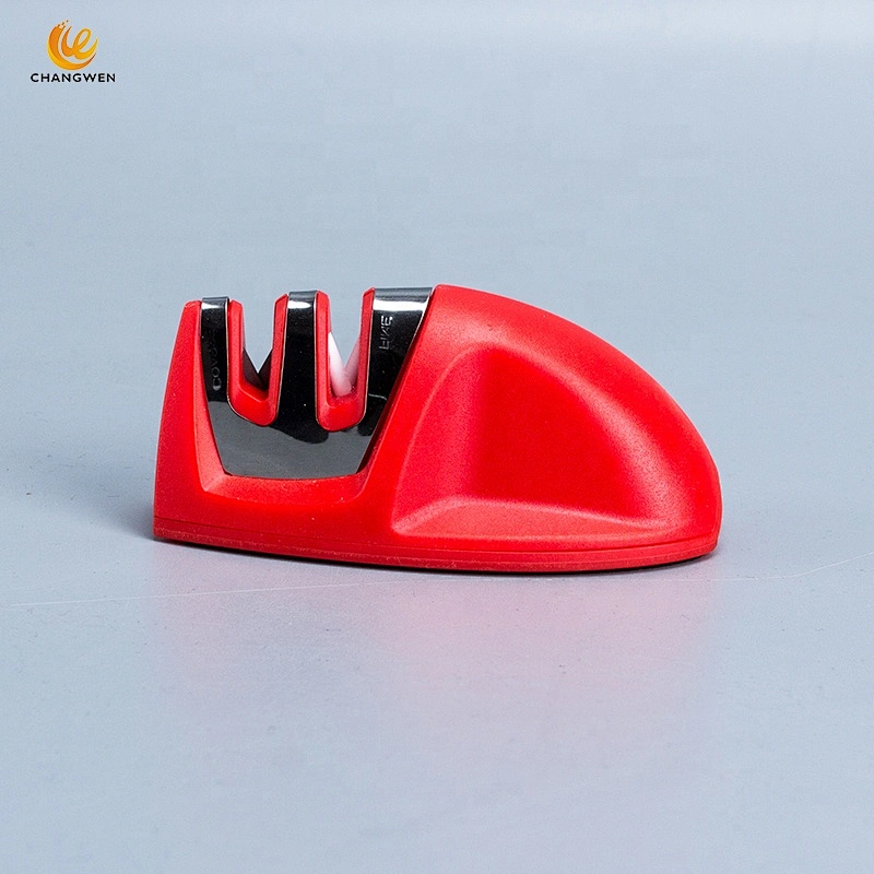 High Quality Portable Mini Colorful Kitchen Gadgets 2 Stage Knife Sharpener Tools
