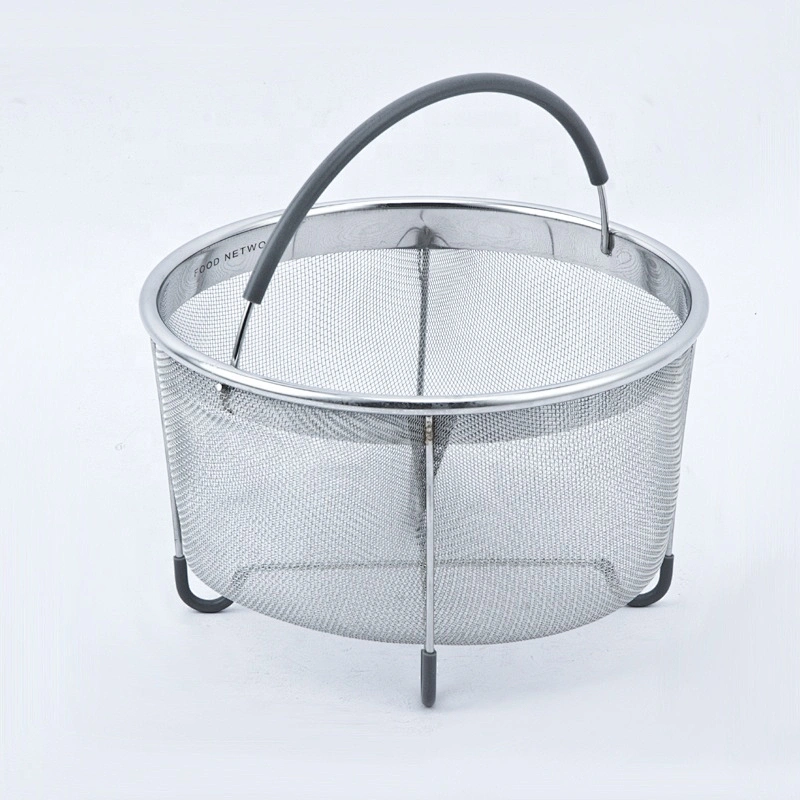Stainless Steel Wire Mesh Containers Metal Mesh Kitchen Vegetable Storage holder Baskets Laundry Basket