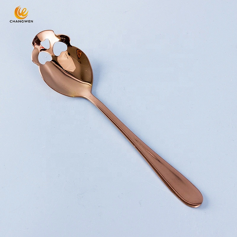 High quality 304 Stainless Steel Tableware Coffee Scoop Ice Cream Candy Tea Spoon