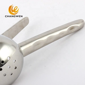 High quality custom metal fruit juice squeezer 304 stainless steel manual lemon squeezer
