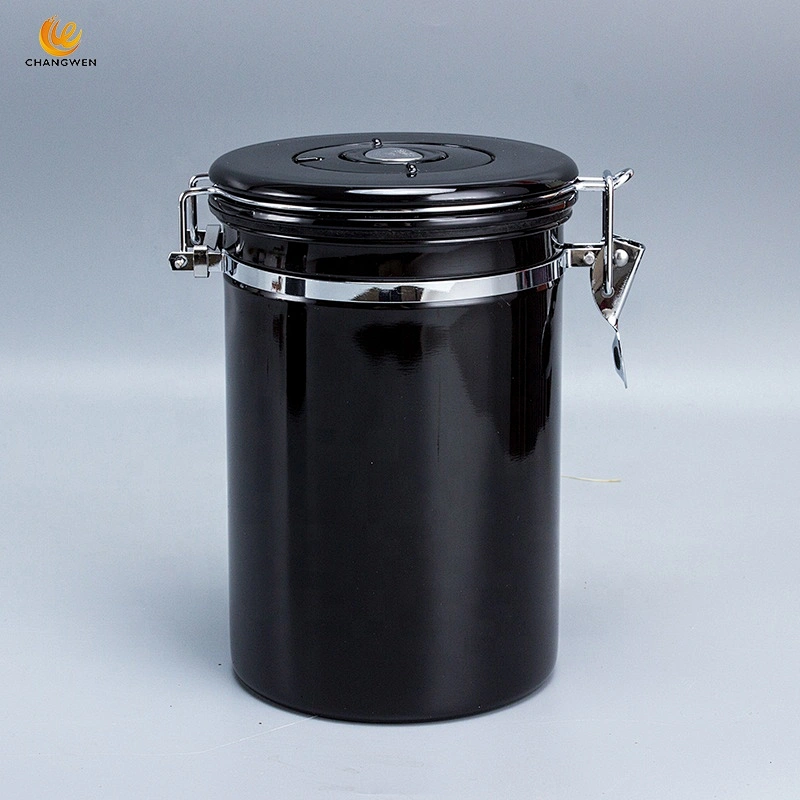 1.5L/1.8L Airtight Stainless Steel Container Coffee Bean Coffee powder Storage Canister
