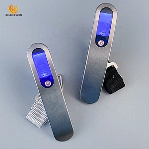Hot Sale Stainless Steel 50kg/110lb Hanging Electronic Weighing Travel Scale Portable LCD Digital Luggage Scale