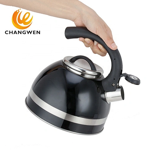 3.0L Induction Cooker Kettle Stainless Steel Outdoor Pot Whistling Kettle For Camping Gas Stove Kettle