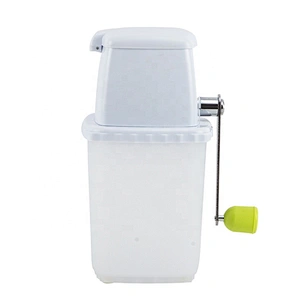 Cheap price mini portable Food Grade Plastic manual Snow Cone Maker Ice Crusher Shaver