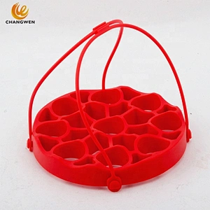 Egg Easy Cooking Silicone Egg Rack Silicone Bakeware Sling Egg Steamer