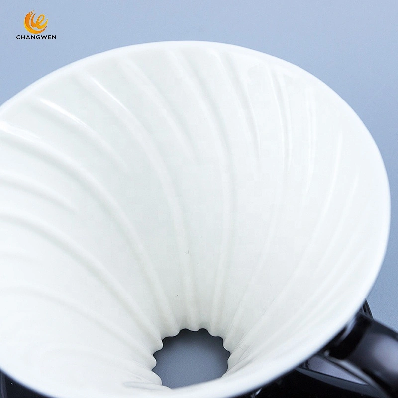 High Quality Coffee Brewing Accessories ceramics V60 shaped Coffee Filter Cup coffee Filter drippe