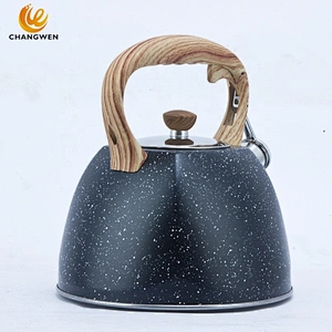 Induction bottom cooker kettle teapot stainless steel whistling tea kettle