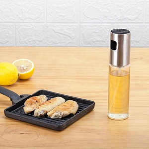 Leakproof 304 Stainless Steel Best Olive Oil Vinegar Sprayer Bottle 100ml for BBQ Soy Sauce