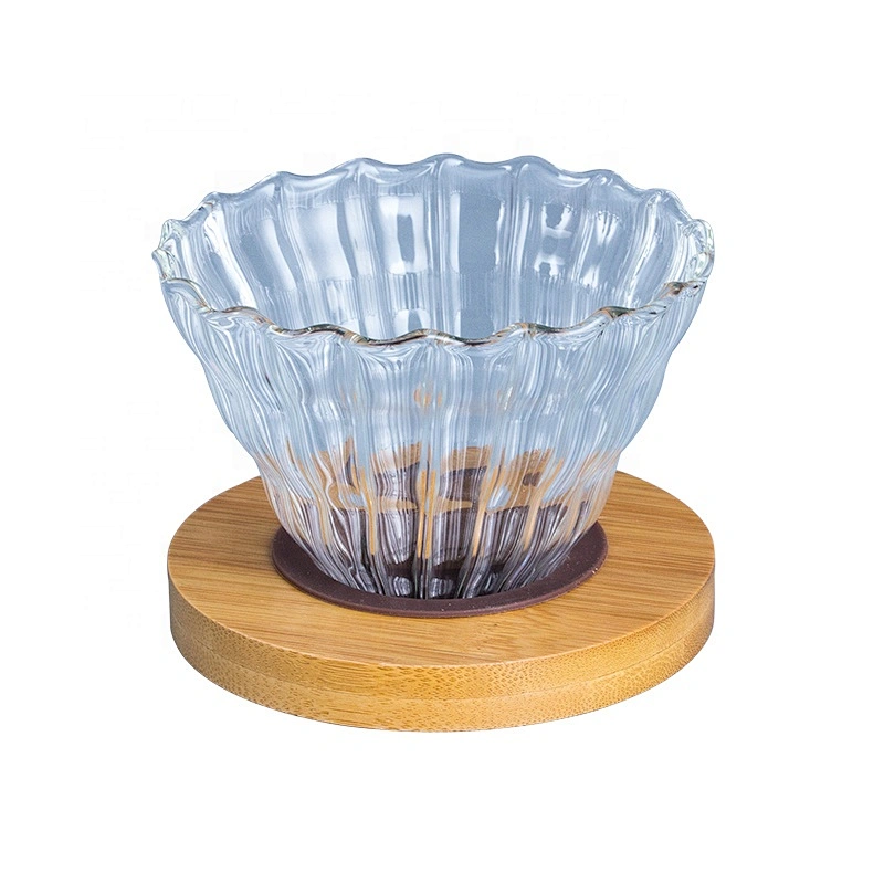 Wholesale Reusable Heat Resistant Drip Filter V60 Glass Coffee Filters
