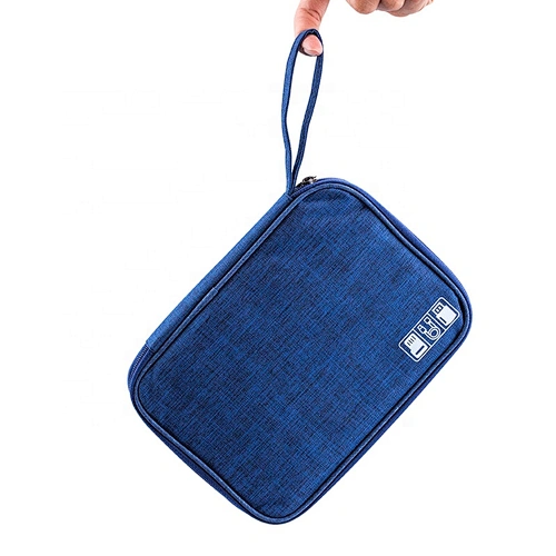 Portable Multi-function Waterproof Electronics Accessories Storage Case USB Cable Organizer Bag
