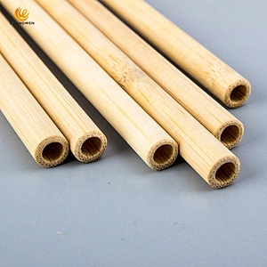 Wholesale custom Eco friendly material Reusable Natural Bamboo Drinking Straws