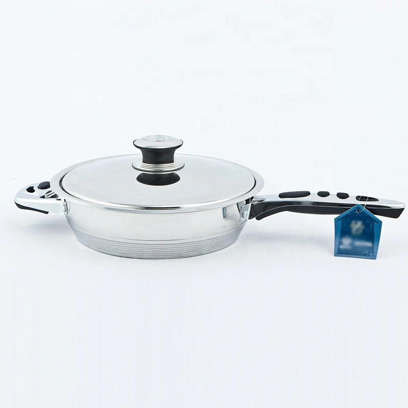Induction capsule bottom frying pan Stainless steel frypan