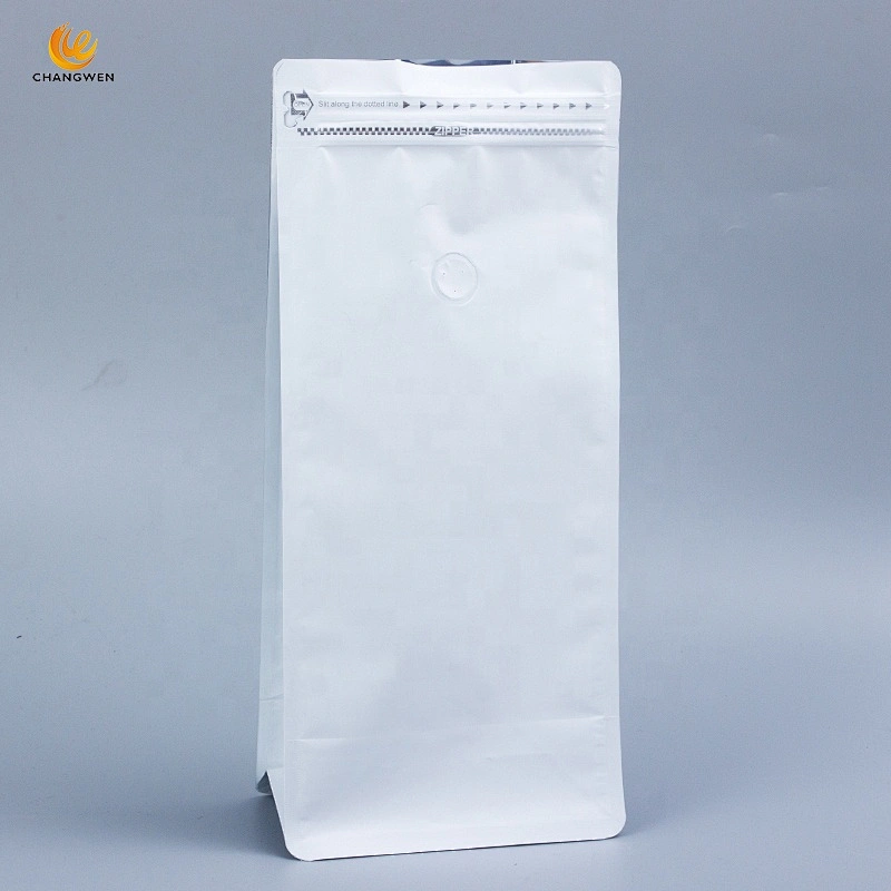 wholesale 250g to 1kg aluminum foil baking bag stand up packaging coffee bags with air valve