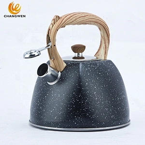 Induction bottom cooker kettle teapot stainless steel whistling tea kettle