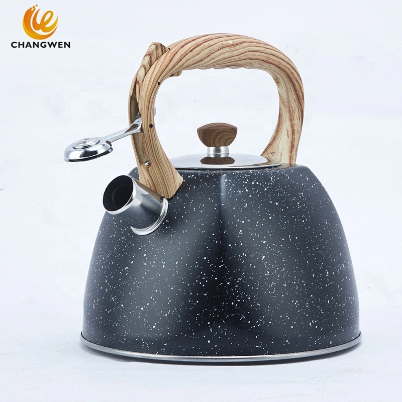 Induction bottom cooker kettle teapot stainless steel whistling tea kettle