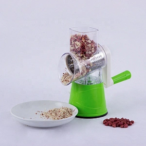 Kitchen accessories Stainless Steel Drums Plastic Manual Cheese Cutter Nut Chopper Veggie Slicer