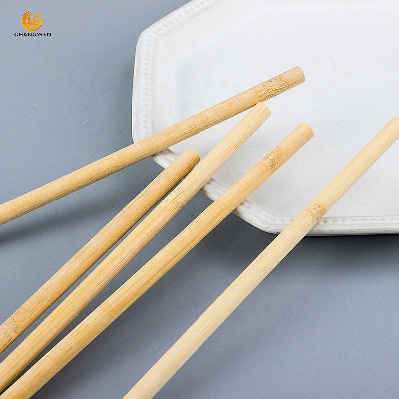 Wholesale custom Eco friendly material Reusable Natural Bamboo Drinking Straws