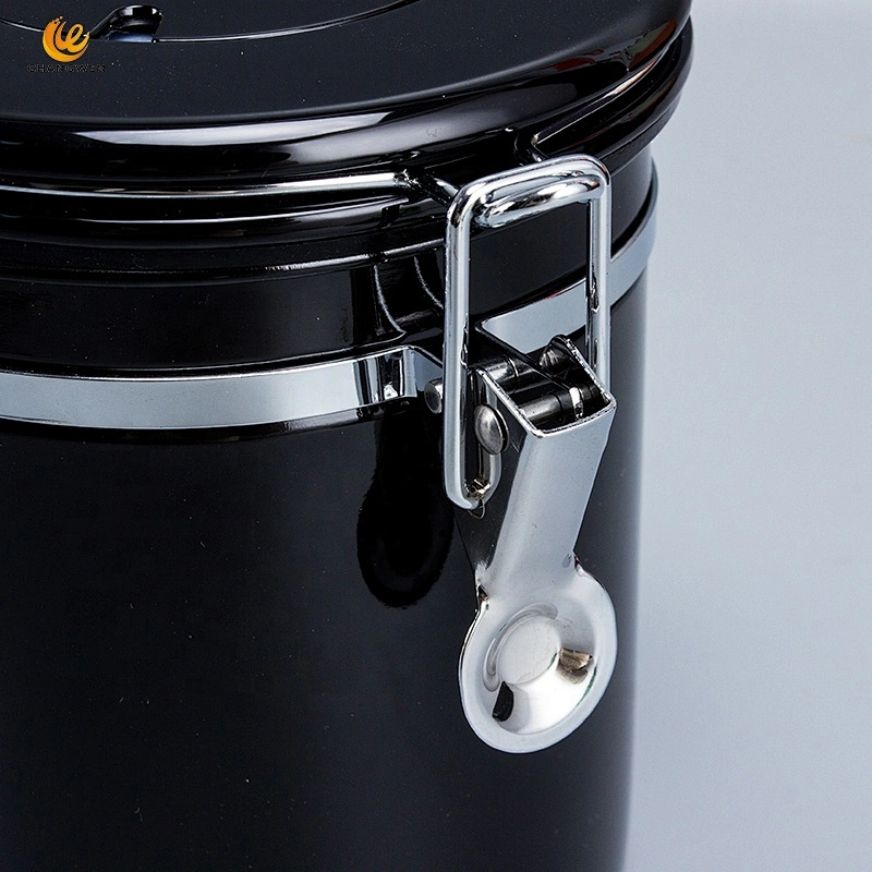 1.5L/1.8L Airtight Stainless Steel Container Coffee Bean Coffee powder Storage Canister