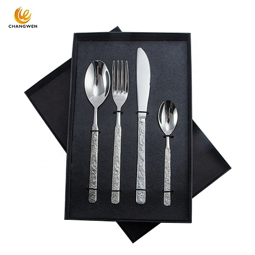 Professional wholesale manufacture flatware set 18/10 stainless steel reusable cutlery set