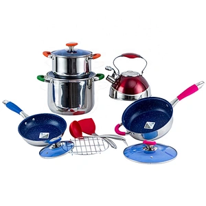 High quality kitchen ware cooking pot set nonstick cookware sets stainless steel cooking pot