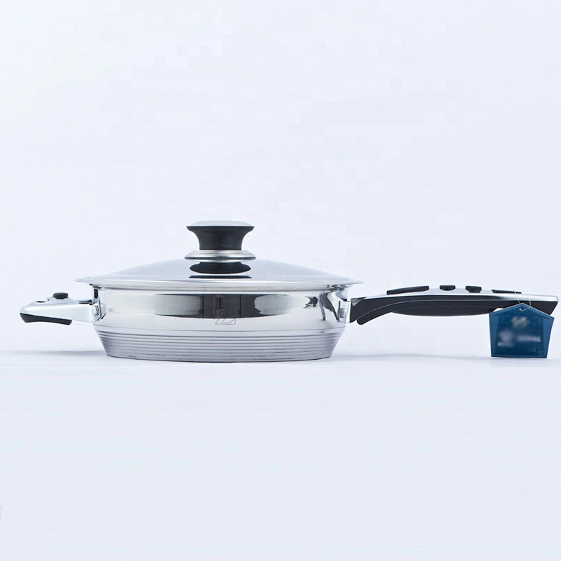 Induction capsule bottom frying pan Stainless steel frypan
