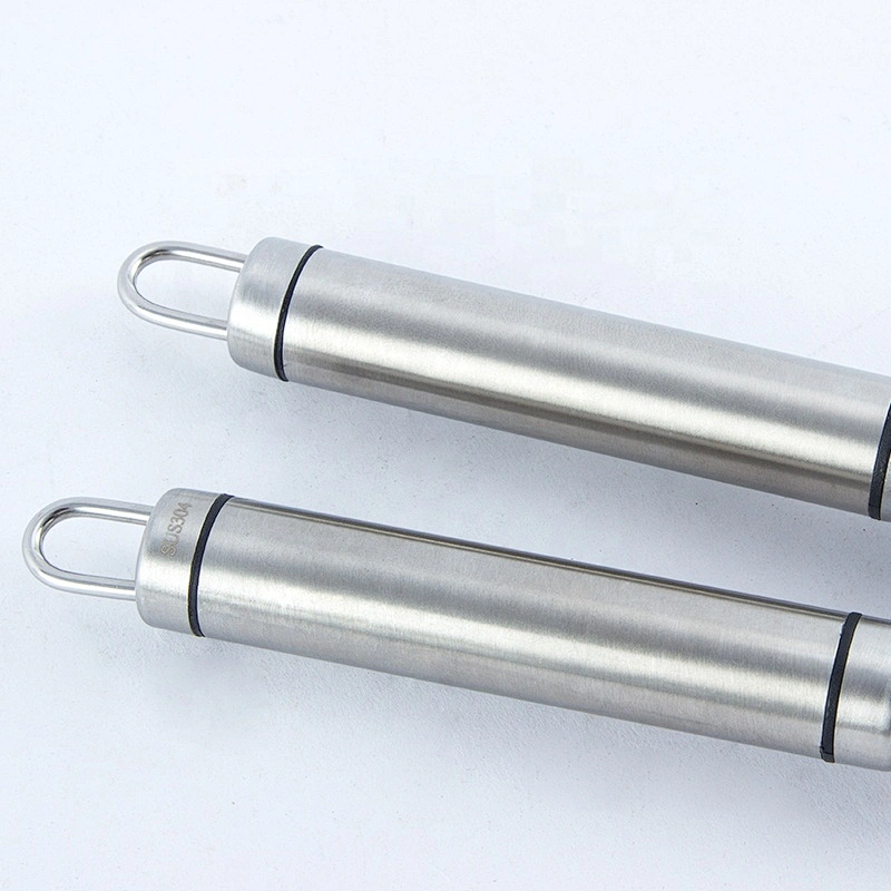 New high quality garlic press stainless steel garlic crusher metal manual garlic presser for kitchen
