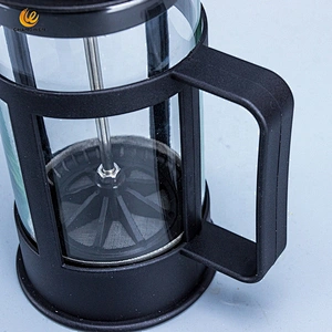 Portable 350ml French pressure coffee pot heat-resistant glass coffee filter french coffee Press