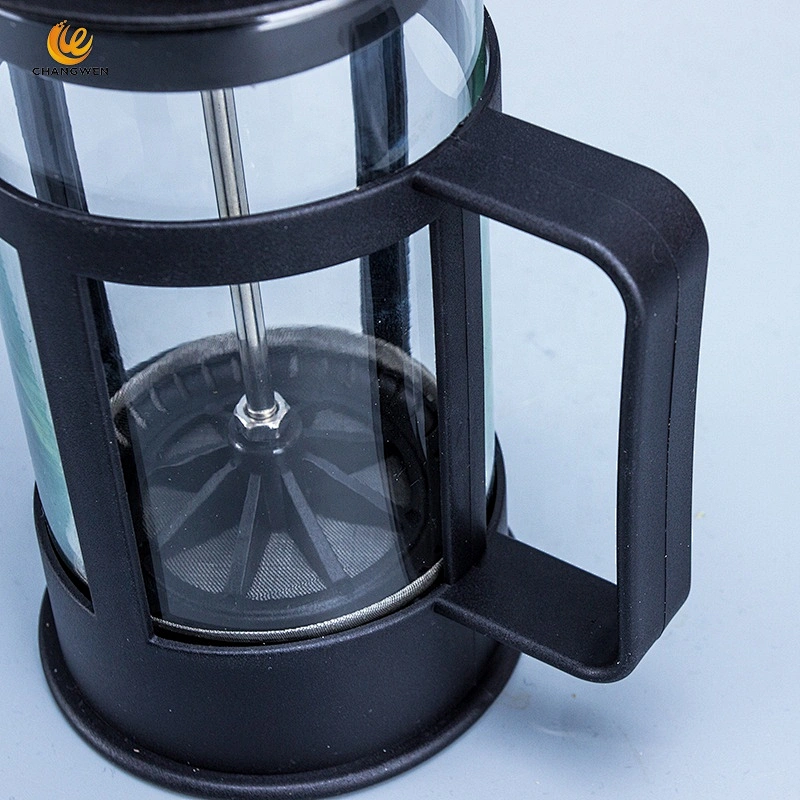 Portable 350ml French pressure coffee pot heat-resistant glass coffee filter french coffee Press