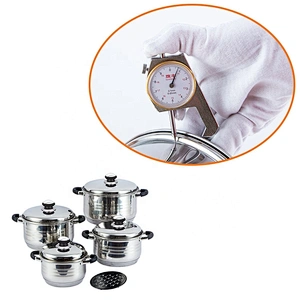 Hot Pot 9pcs stainless steel casserole set stock pot and pan cookware set with kitchen tool