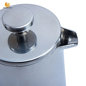 350ml/800ml/1000ml Double-Wall Metal Insulated Stainless Steel French Press Coffee Maker